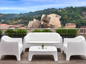 Overlooking the Guggenheim