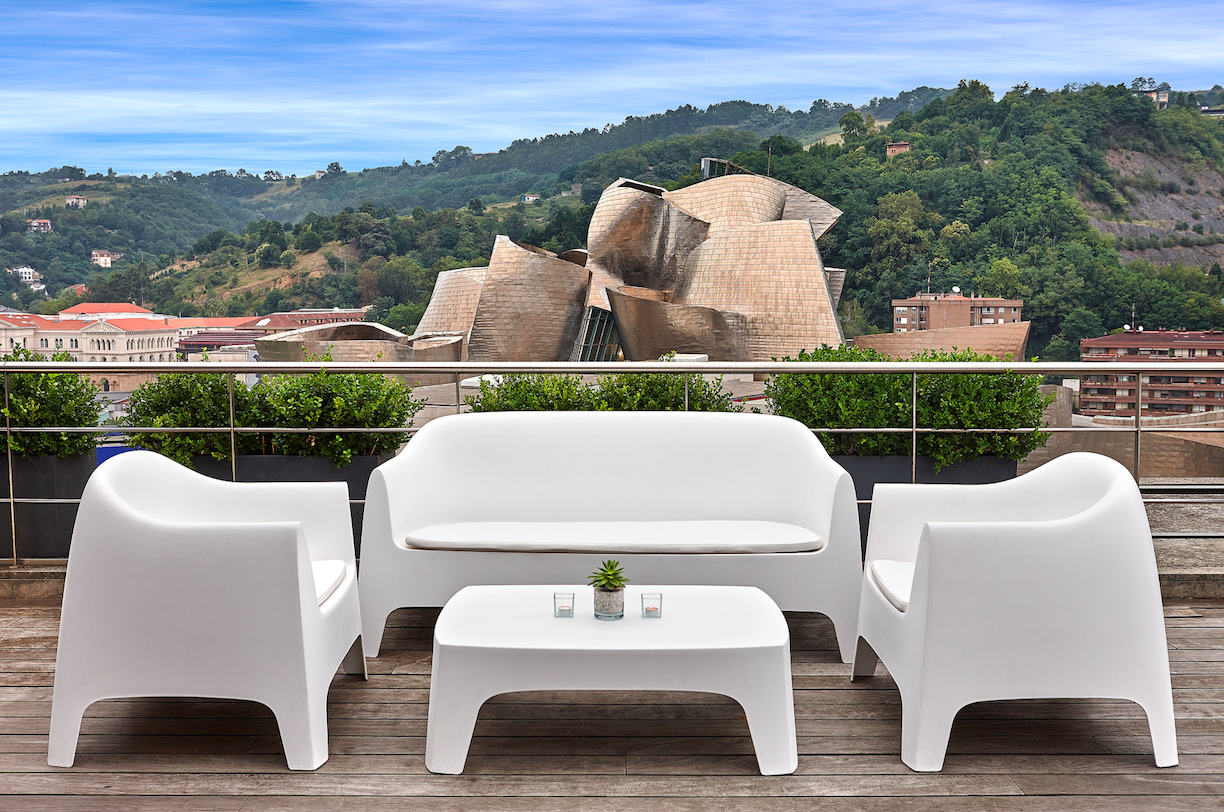 Overlooking the Guggenheim