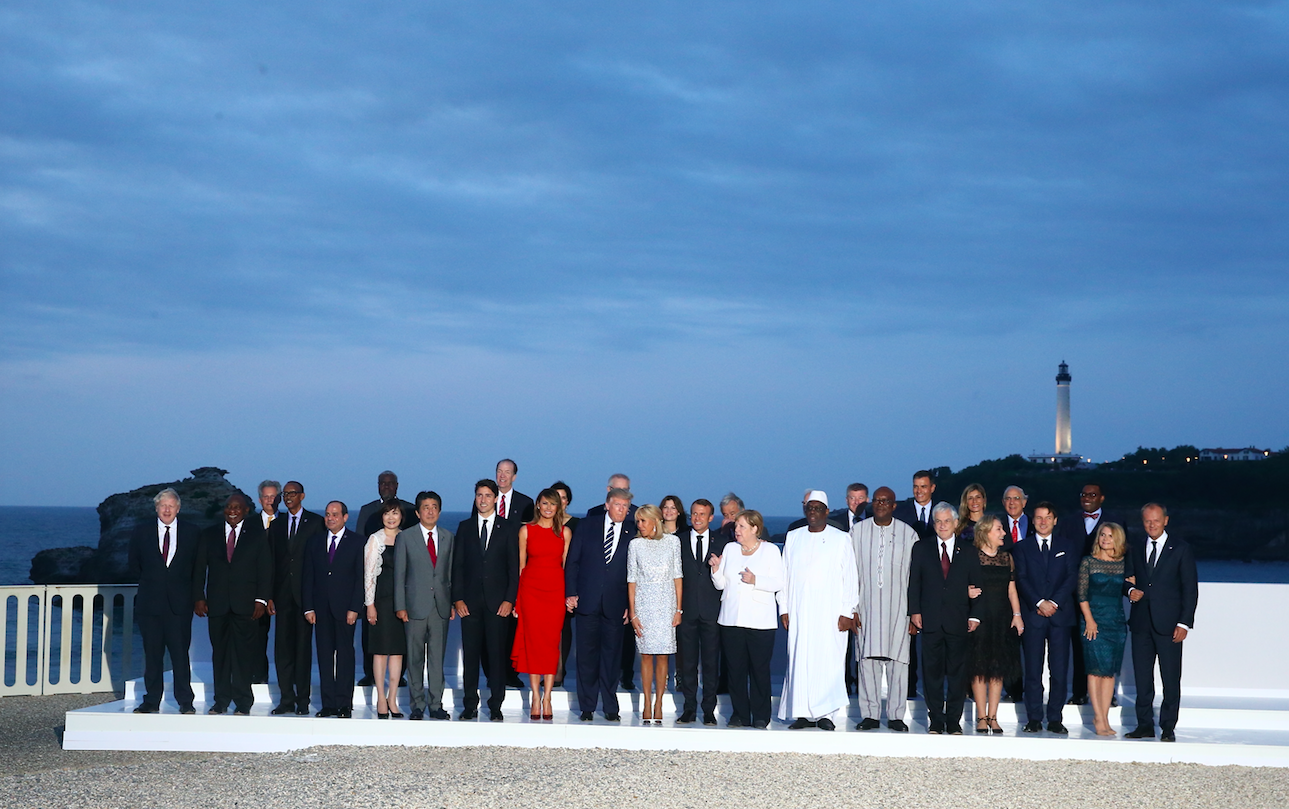 Biarritz, la capital del poder