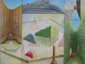 Nisa Goiburu crea obras universales gracias a su eclecticismo a la hora de compenetrar pintura, escultura, instalaciones, música y poesía