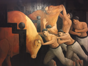 Pablo Elizaga’s signature is on all the paintings of Arcé, the idyllic hotel in the French Basque Country