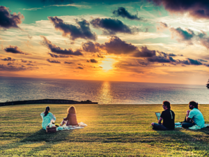 Luxury picnics and sunsets overlooking the sea