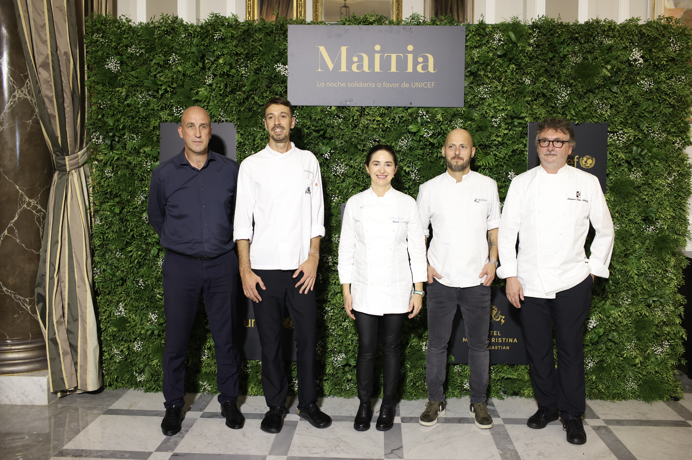 El hotel Maria Cristina de San Sebastián celebra la gala Maitia, la noche solidaria a favor de UNICEF