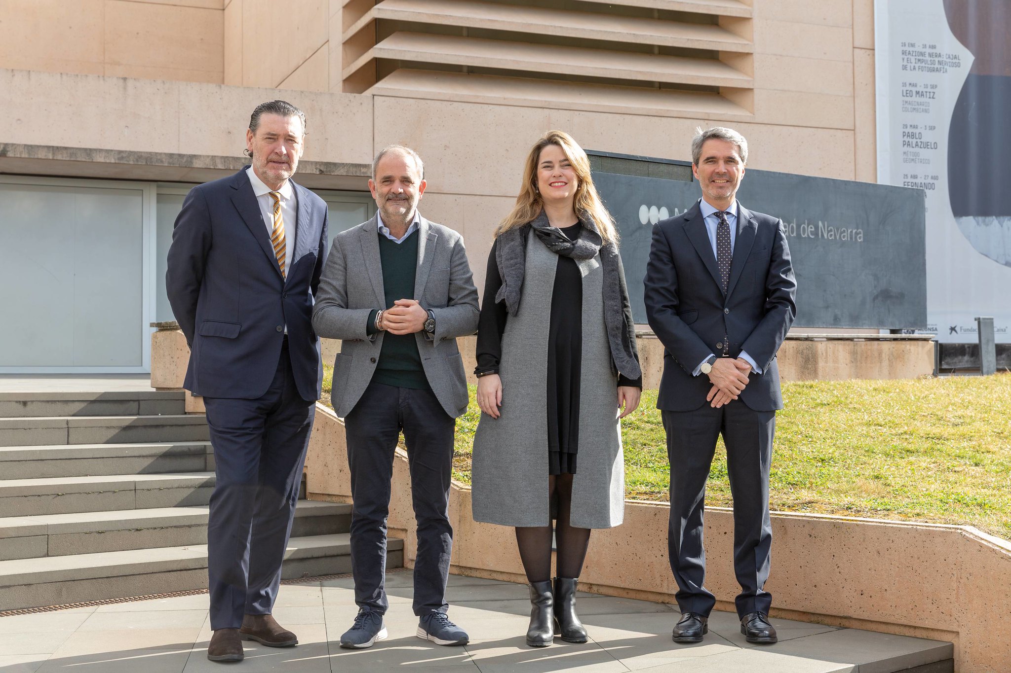 Se amplía el convenido de colaboración entre el Centro Botín, Chillida Leku y el Museo de Bellas Artes de Bilbao con la incorporación del Museo Universidad de Navarra