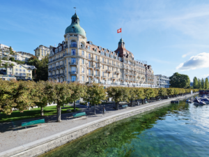 Lucerne’s iconic Belle Époque landmark has re-opened as Mandarin Oriental Palace, Luzern