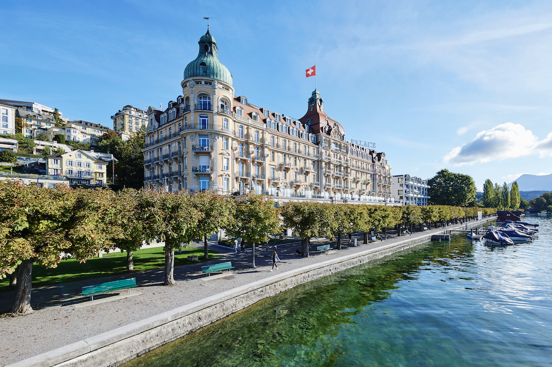 Lucerne’s iconic Belle Époque landmark has re-opened as Mandarin Oriental Palace, Luzern