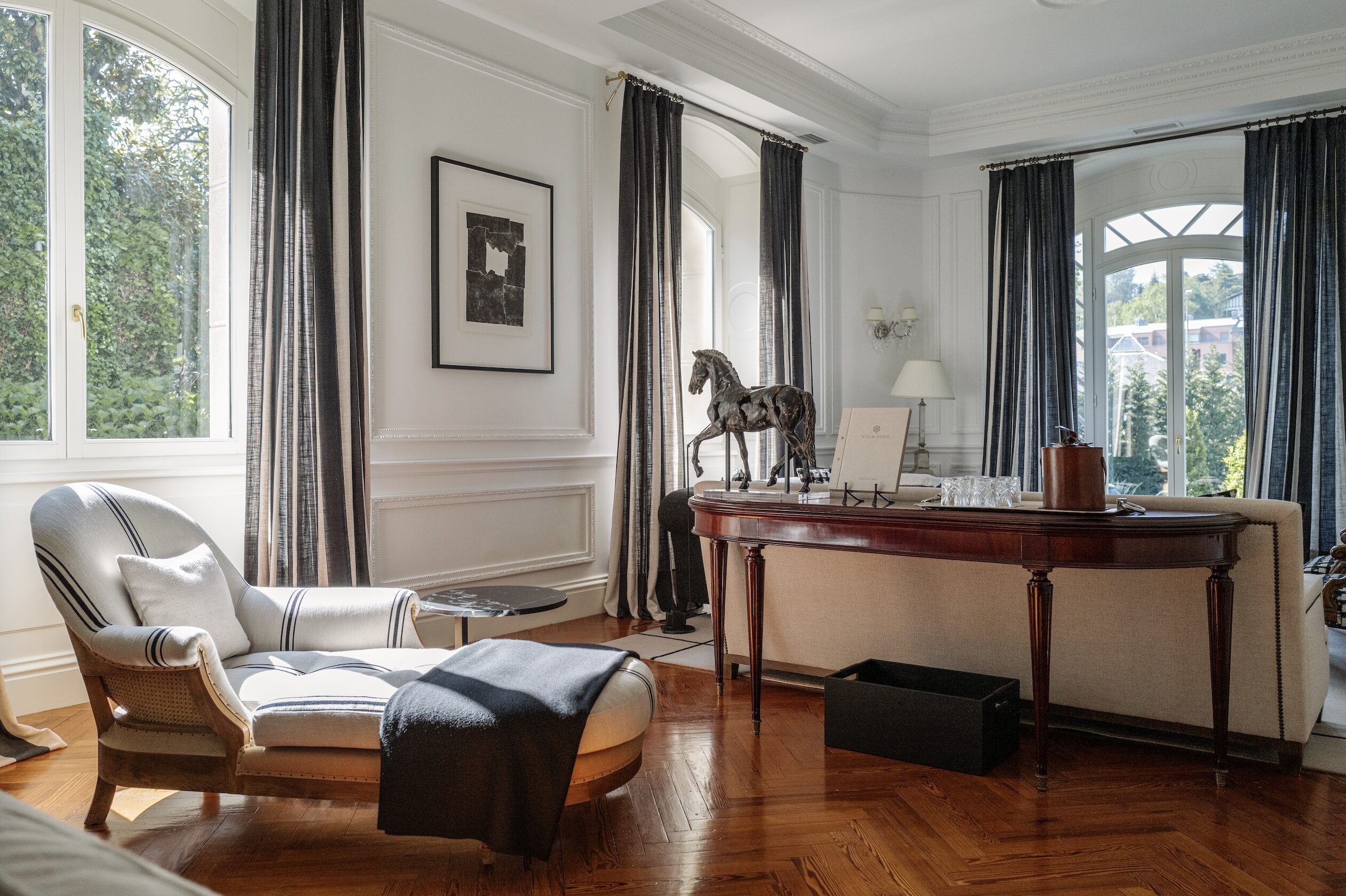 Villa Soro: a stylish hotel that emerged out of the careful renovation of a villa, conceived by prestigious architect Luis Elizalde at the end of the nineteenth century